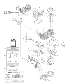 Transmission (Lh) Diagram and Parts List for ZT2-60KH (17ASEAC5A10)(2022) Cub Cadet Lawn Tractor